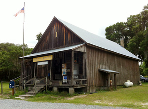 The Wood & Swink general store sits near the crossroads of two county roads. Wilma Sue Wood, who was Evinston's postmaster for 32 years, says the town's 150 or so residents visit to hear news: "Who's had a baby; who's died."