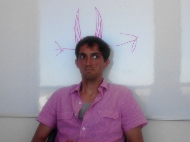 Ian takes his job very seriously.