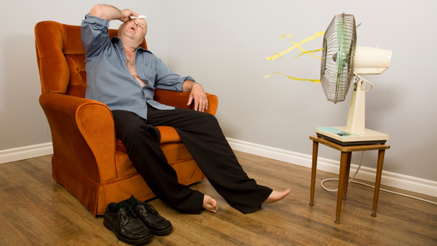 Researchers say that when temperatures rise above 95 degrees, a fan might make you even hotter, and maybe even sick.