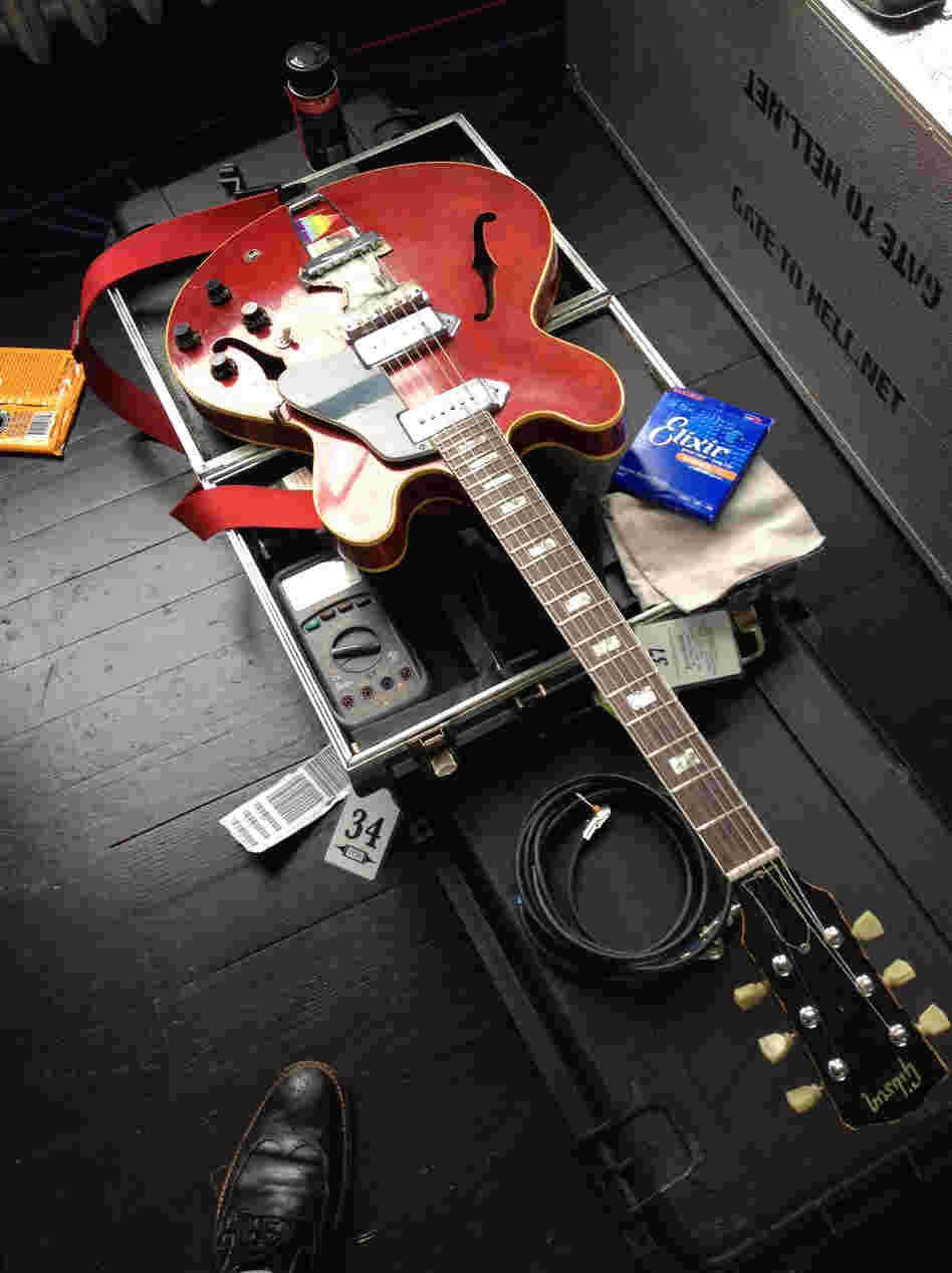 A Tech's Nemesis: Jack Antonoff's 1968 Gibson ES-330 electric guitar.
