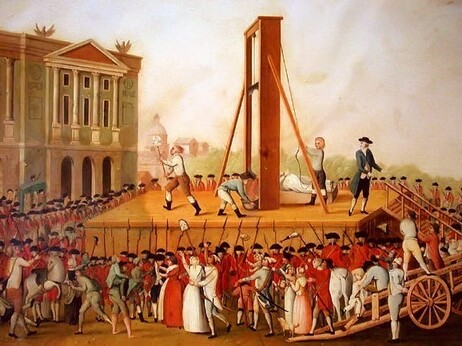 The execution of Marie Antoinette The execution of Marie Antoinette