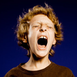 The Screamotron3000 is a converted boom box that takes a photo when you scream.