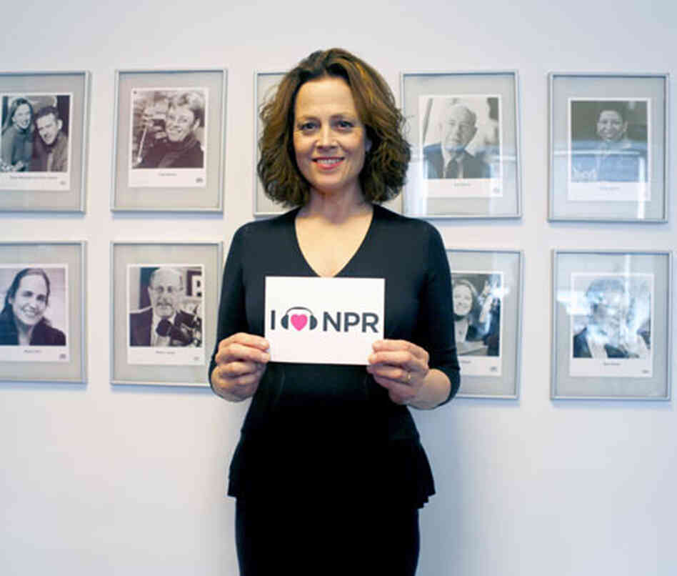 Sigourney Weaver at NPR New York. Sigourney Weaver at NPR New York.