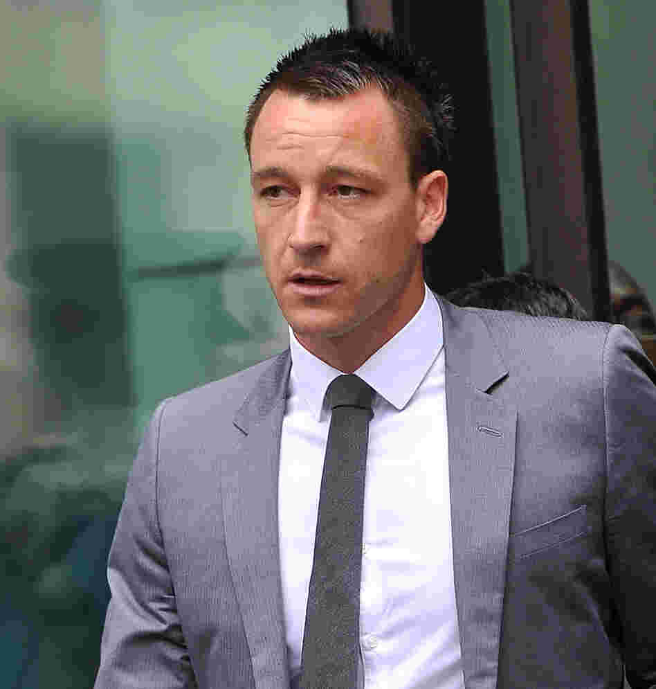 John Terry as he left court today in London.