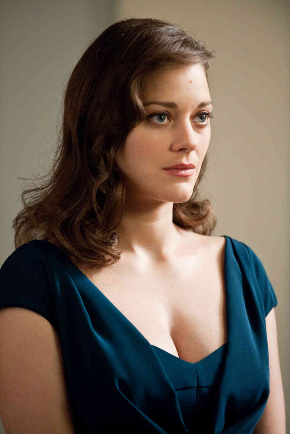 Marion Cotillard as Miranda Tate in The Dark Knight Rises.
