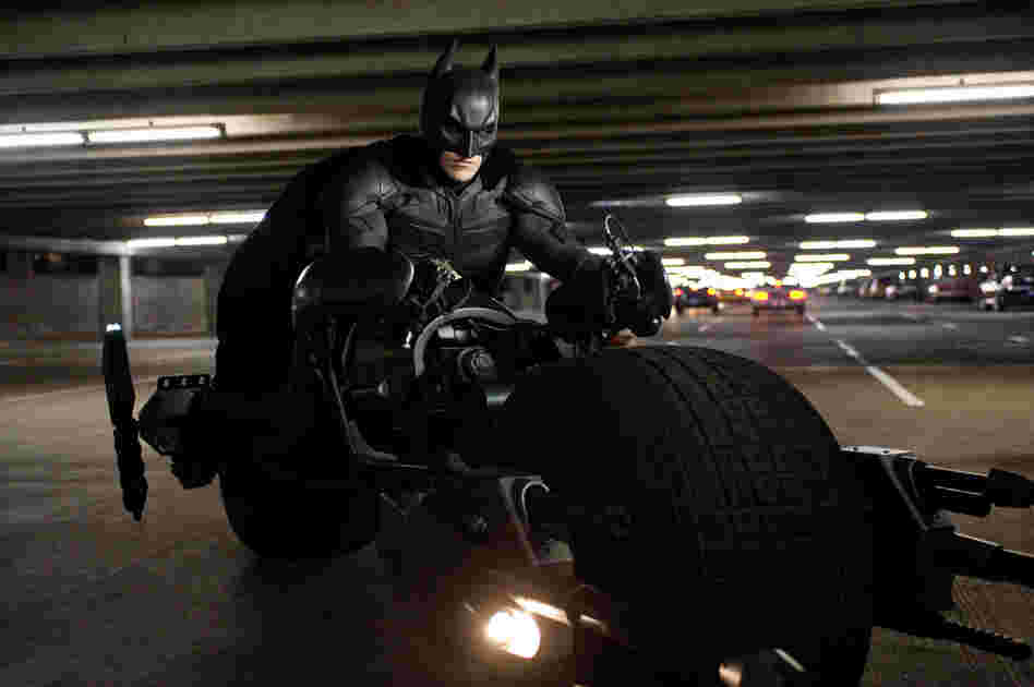 Christian Bale as Batman in The Dark Knight Rises.