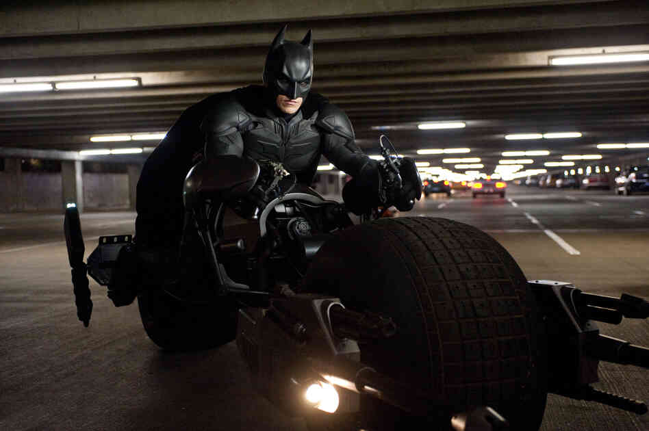 Christian Bale as Batman in The Dark Knight Rises.