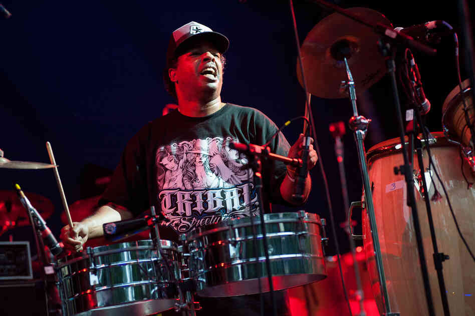Ritmo Machine is a project of Mixmaster Latin Bitman and Cypress Hill's Eric Bobo.