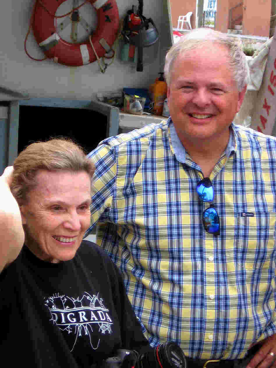 Researchers Sylvia Earle (left) and Mark Patterson are trying to raise funds to save the Aquarius Reef Base.