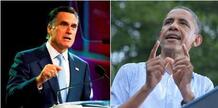 Mitt Romney, left, last week at the NAACP convention in New Orleans. President Obama, right, at a campaign event Saturday in Glen Allen, Va. Mitt Romney, left, last week at the NAACP convention in New Orleans. President Obama, right, at a campaign event Saturday in Glen Allen, Va.