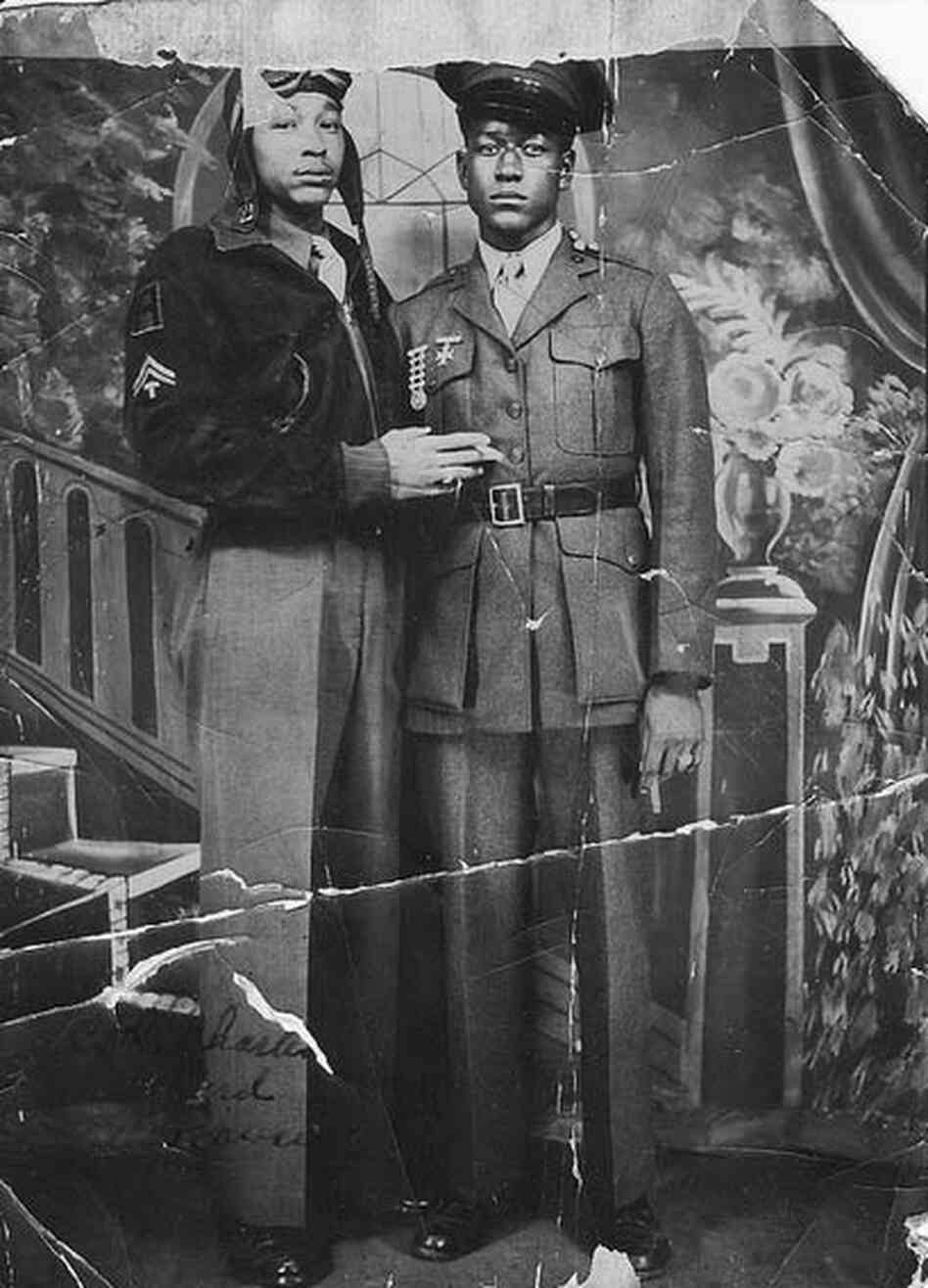Photographs from "Hidden in the Open," a Flickr collection exploring the idea of African-American male couples.