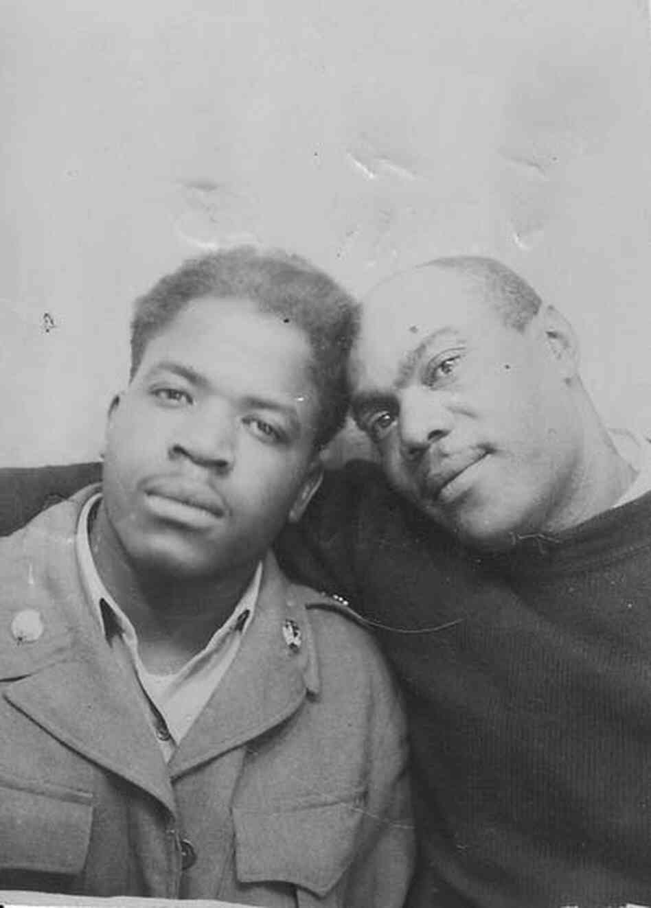 Photographs from "Hidden in the Open," a Flickr collection exploring the idea of African-American male couples.
