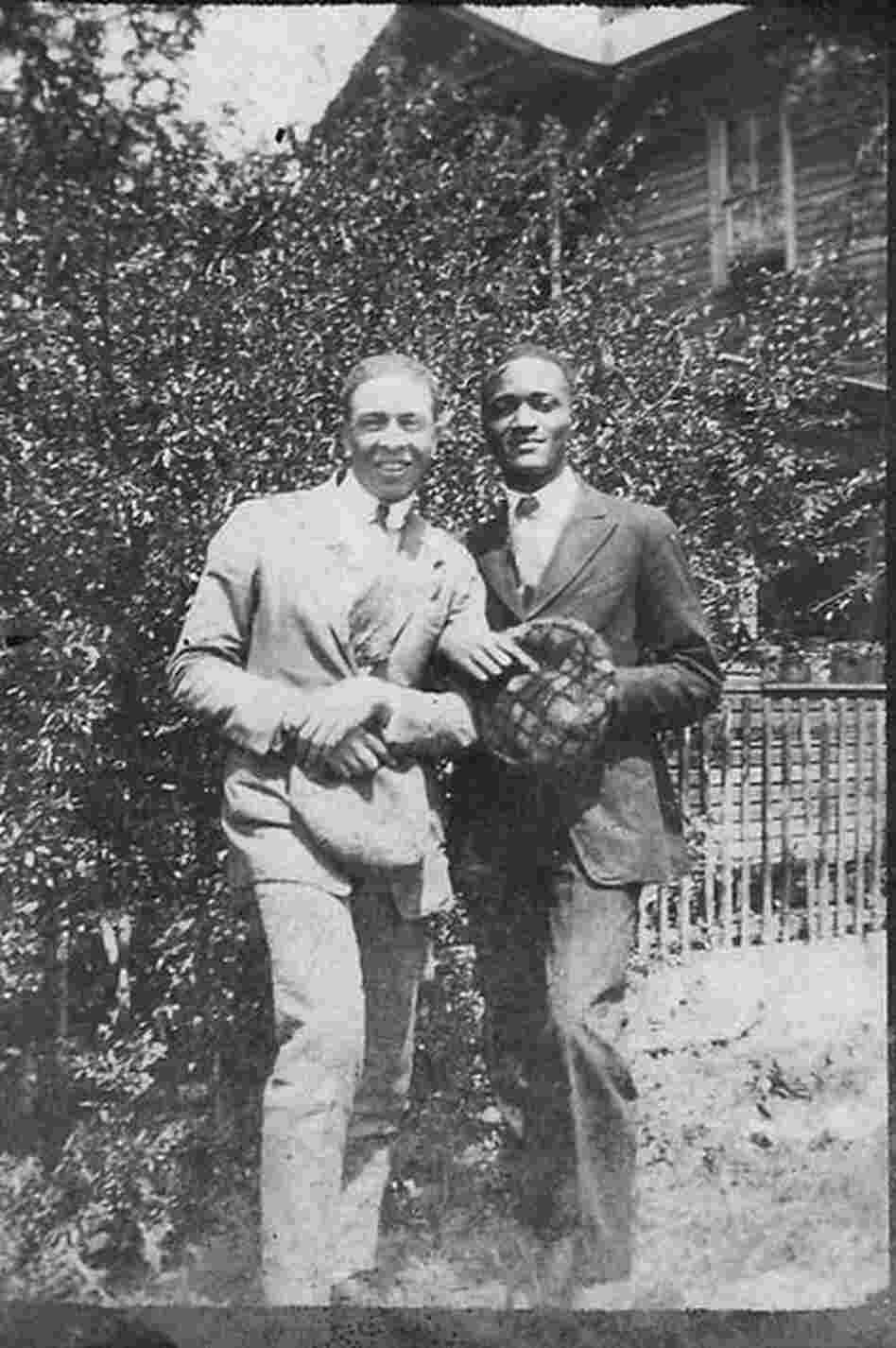 Photographs from "Hidden in the Open," a Flickr collection exploring the idea of African-American male couples.
