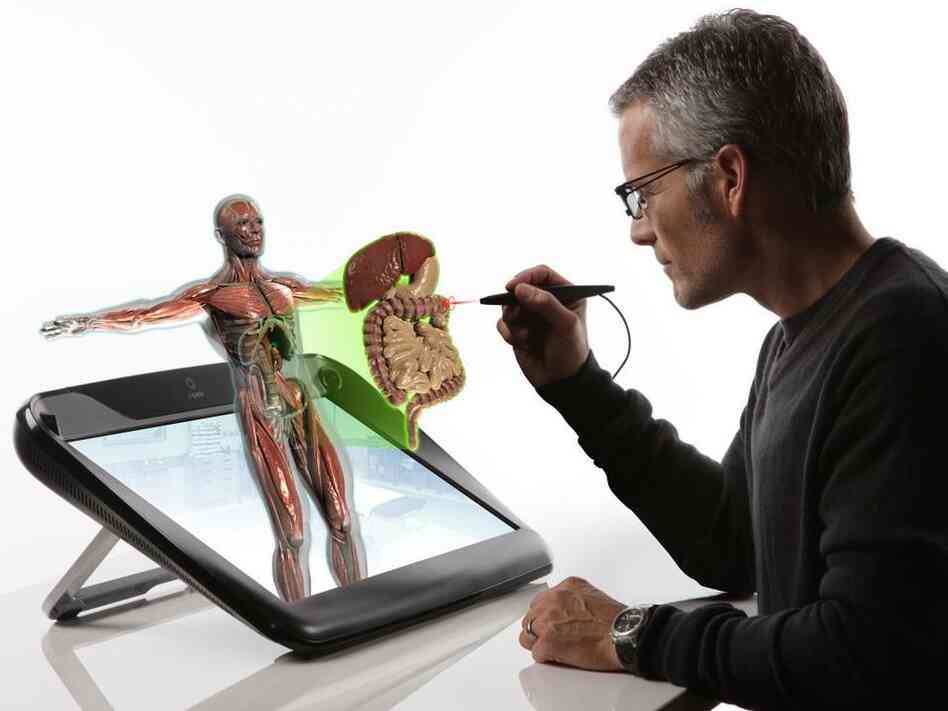 Infinite Z, a tech company funded by the CIA's venture capital fund In-Q-Tel, has developed 3-D imaging technology that allows users to interact with holographic images.