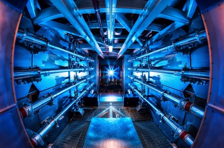 The preamplifiers of the National Ignition Facility are the first step in increasing the energy of laser beams as they make their way toward the target chamber. The preamplifiers of the National Ignition Facility are the first step in increasing the energy of laser beams as they make their way toward the target chamber.