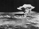 A mushroom cloud billows into the sky about one hour after an atomic bomb was detonated above Hiroshima, Japan. A mushroom cloud billows into the sky about one hour after an atomic bomb was detonated above Hiroshima, Japan.