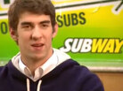 Olympic swimmer Michael Phelps signed an endorsement deal with Subway in 2008, but because Subway is not an Olympic sponsor, Phelps isn't allowed to appear in a Subway ad from July 18 to Aug. 15 2012. Olympic swimmer Michael Phelps signed an endorsement deal with Subway in 2008, but because Subway is not an Olympic sponsor, Phelps isn't allowed to appear in a Subway ad from July 18 to Aug. 15 2012.