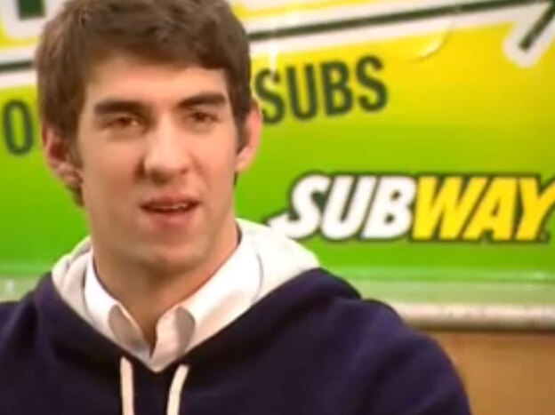 Olympic swimmer Michael Phelps signed an endorsement deal with Subway in 2008, but because Subway is not an Olympic sponsor, Phelps isn't allowed to appear in a Subway ad from July 18 to Aug. 15 2012.