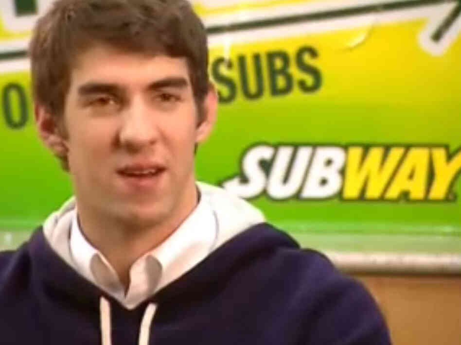 Olympic swimmer Michael Phelps signed an endorsement deal with Subway in 2008, but because Subway is not an Olympic sponsor, Phelps isn't allowed to appear in a Subway ad from July 18 to Aug. 15 2012.