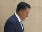 Mitt Romney leaves a fundraiser in Baton Rouge, La., on Monday. Mitt Romney leaves a fundraiser in Baton Rouge, La., on Monday.