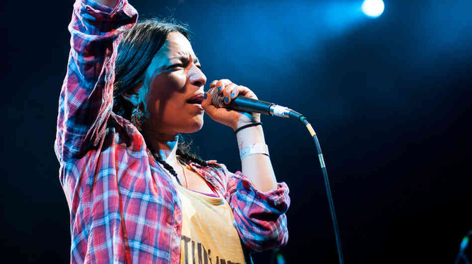 Ana Tijoux performs live in Brooklyn's Prospect Park.