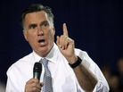 GOP presidential candidate Mitt Romney speaks at a campaign rally in Bowling Green, Ohio, on Wednesday. GOP presidential candidate Mitt Romney speaks at a campaign rally in Bowling Green, Ohio, on Wednesday.