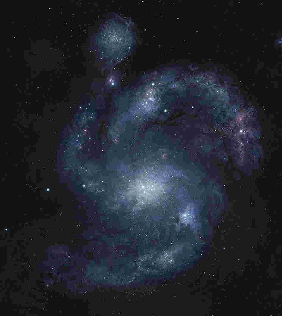 An artist's rendering of galaxy BX442.