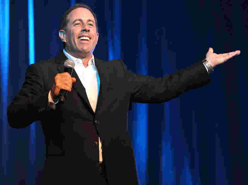 Jerry Seinfeld is premiering a Web-only series Thursday called Comedians in Cars Getting Coffee. The new show features fellow comedians like Larry David, Ricky Gervais and Michael Richards. 