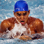 India's Sandeep Sejwal swims his way to gold in the 100-meter men's breaststroke at the 2006 South Asian Games in Sri Lanka. Sejwal, who competed in the Beijing Olympics two years later, has a government job with India's railway that accommodates his heavy training schedule. India's Sandeep Sejwal swims his way to gold in the 100-meter men's breaststroke at the 2006 South Asian Games in Sri Lanka. Sejwal, who competed in the Beijing Olympics two years later, has a government job with India's railway that accommodates his heavy training schedule.