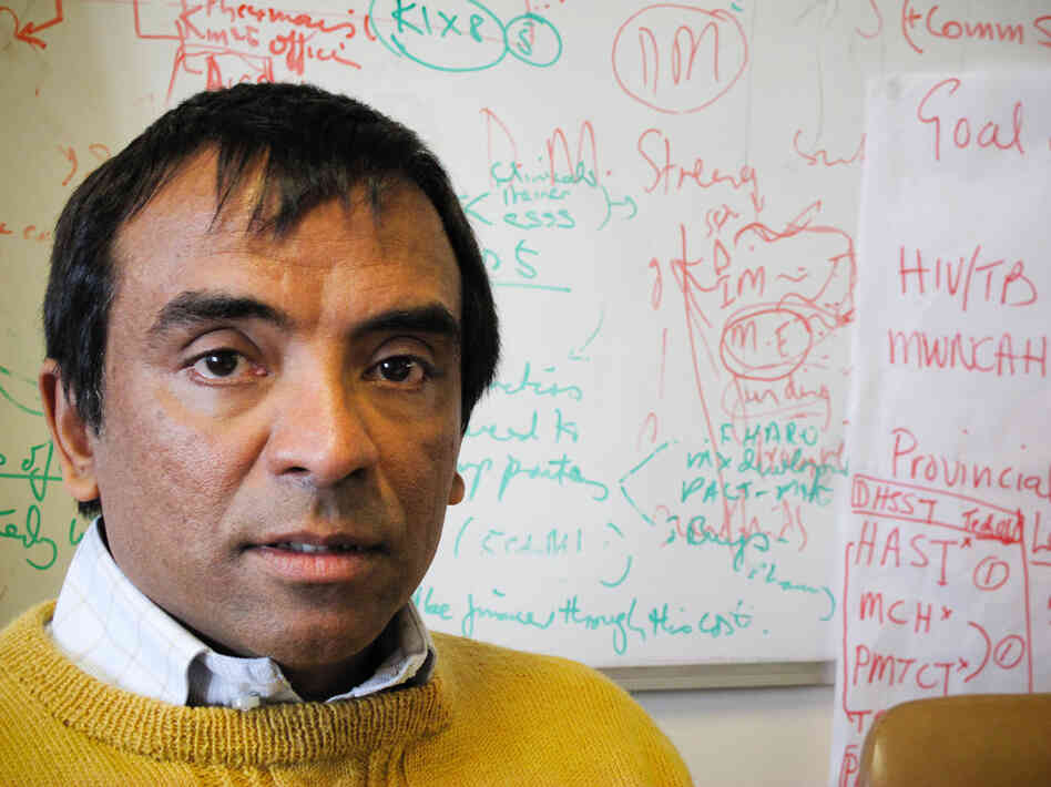 Longtime AIDS activist Dr. Ashraf Grimwood says South Africa has made huge strides in confronting HIV. But he worries that giving anti-retroviral drugs to healthy people could have negative consequences in the long term. Longtime AIDS activist Dr. Ashraf Grimwood says South Africa has made huge strides in confronting HIV. But he worries that giving anti-retroviral drugs to healthy people could have negative consequences in the long term.