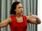 Melissa Harris-Perry, MSNBC's newest host, is a Tulane professor with a Ph.D. in political science from Duke. She hosts the two-hour Melissa Harris-Perry show, which airs on Saturday and Sunday mornings. Melissa Harris-Perry, MSNBC's newest host, is a Tulane professor with a Ph.D. in political science from Duke. She hosts the two-hour Melissa Harris-Perry show, which airs on Saturday and Sunday mornings.