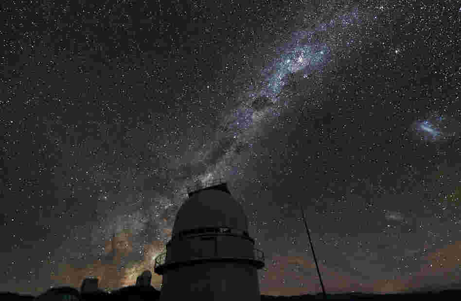 The Milky Way above the La Silla Observatory in Chile.