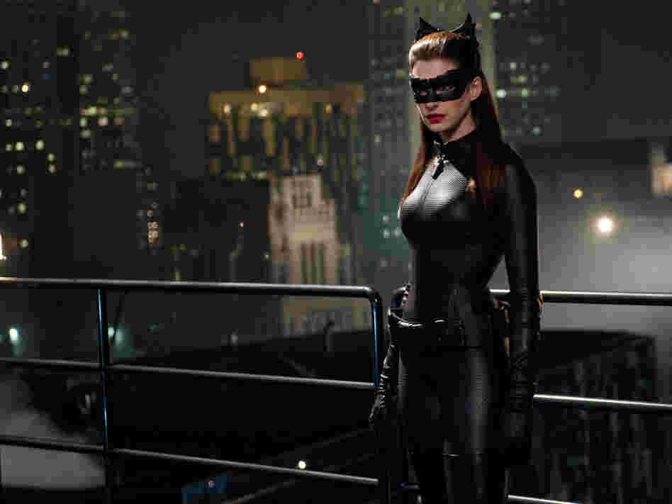 Anne Hathaway is a poised, charismatic Catwoman in this latest installment of the Dark Knight franchise.