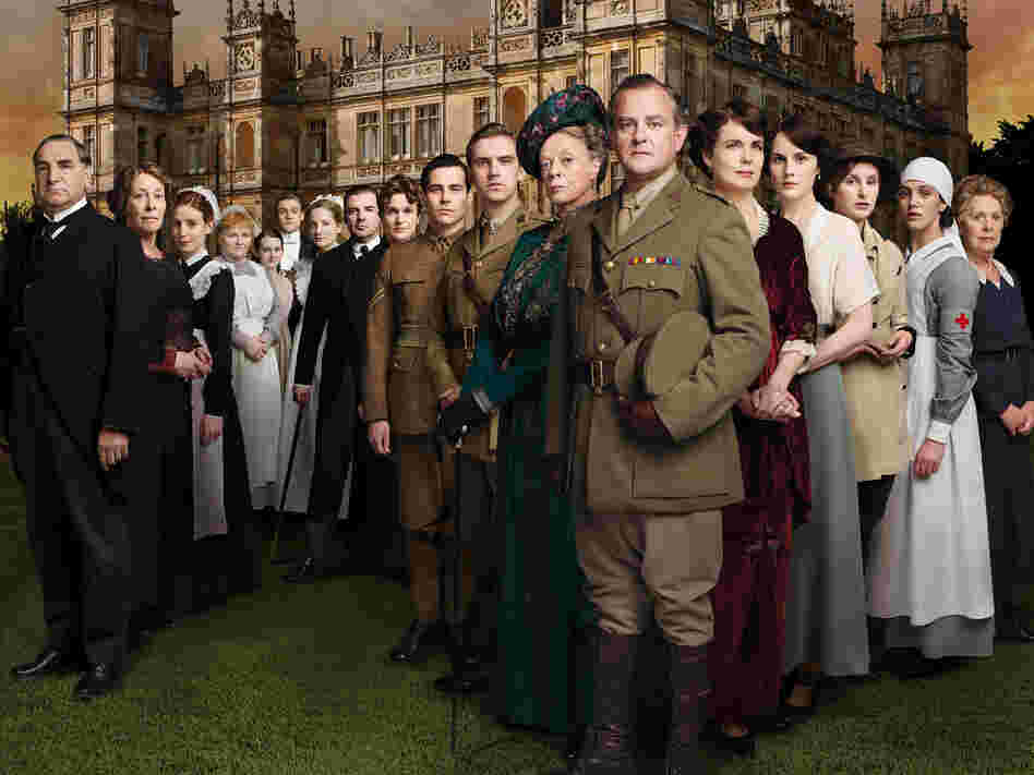 The cast of Downton Abbey, which cleaned up in the Emmy nominations this morning.