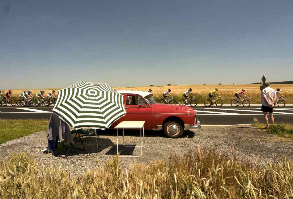 This photo from the opening week of the 2010 Tour de France is one in a special collection of James Startt's photography in Bicycling magazine.