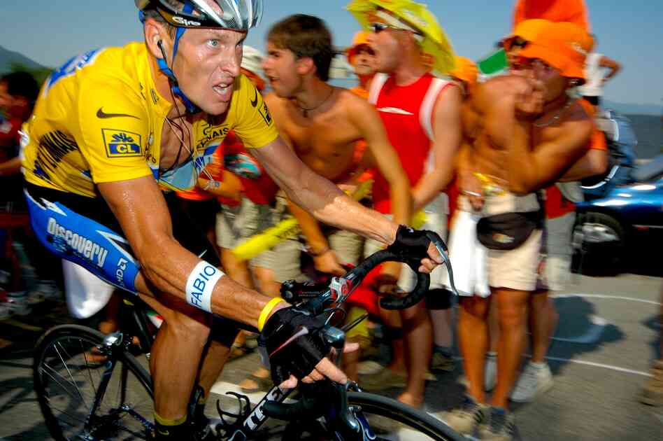 Lance Armstrong, 2005. Following that race, in which he won his seventh consecutive Tour, Armstrong announced his retirement.