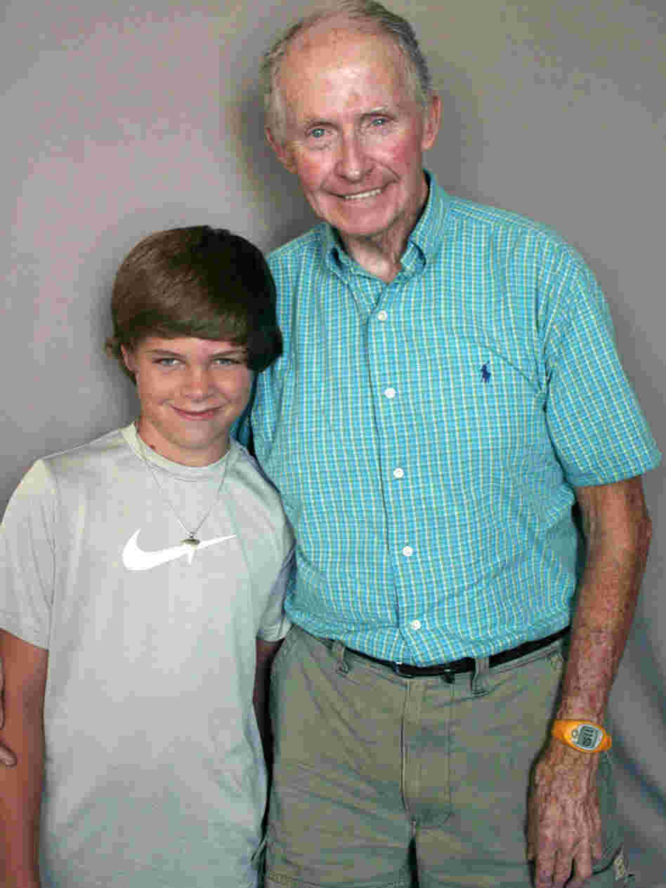 Jake Bainter and "Boston" Bill Hansbury recently visited StoryCorps in St. Petersburg, Fla., where they discussed losing their right legs.