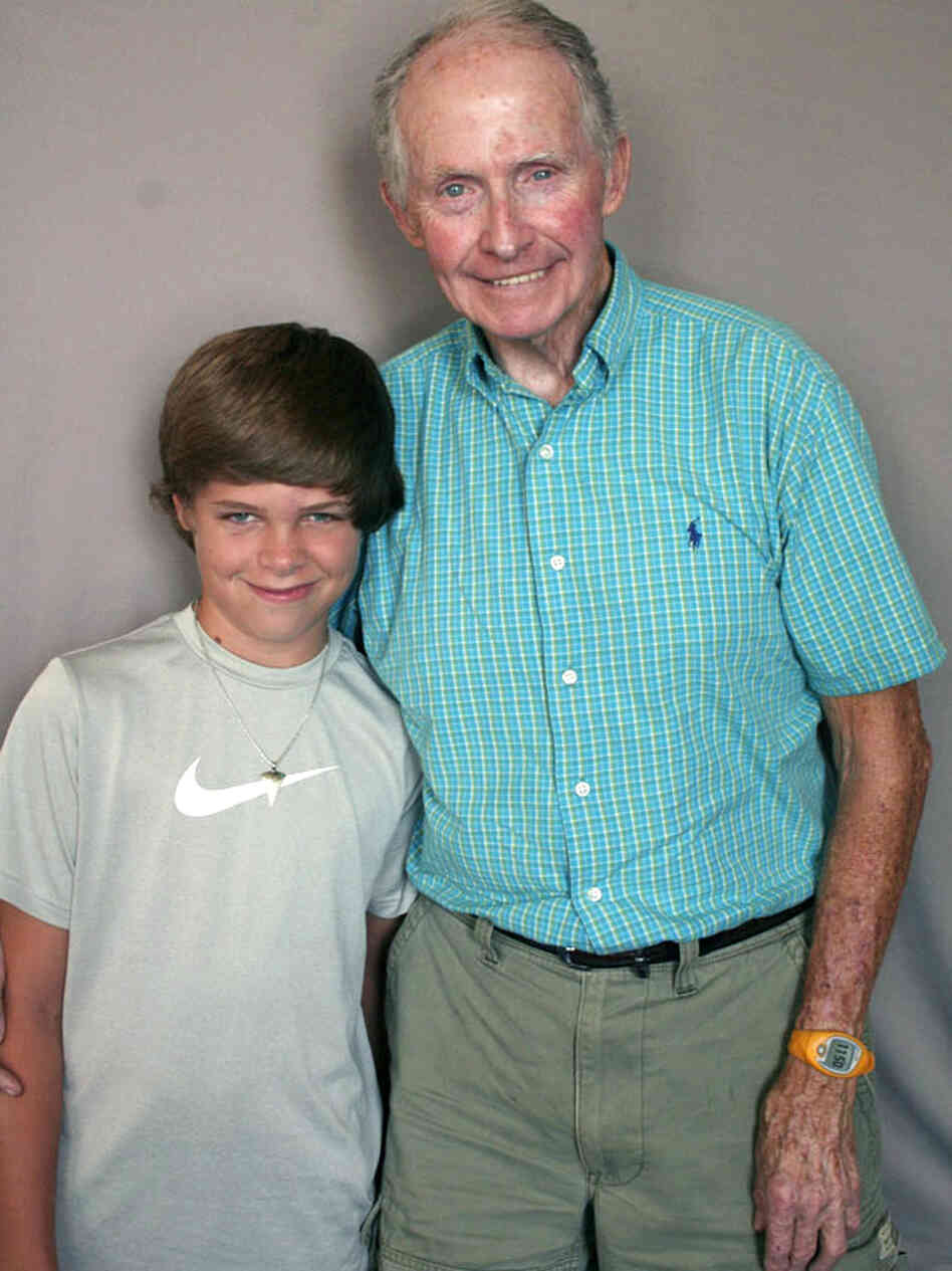 Jake Bainter and "Boston" Bill Hansbury recently visited StoryCorps in St. Petersburg, Fla., where they discussed losing their right legs.