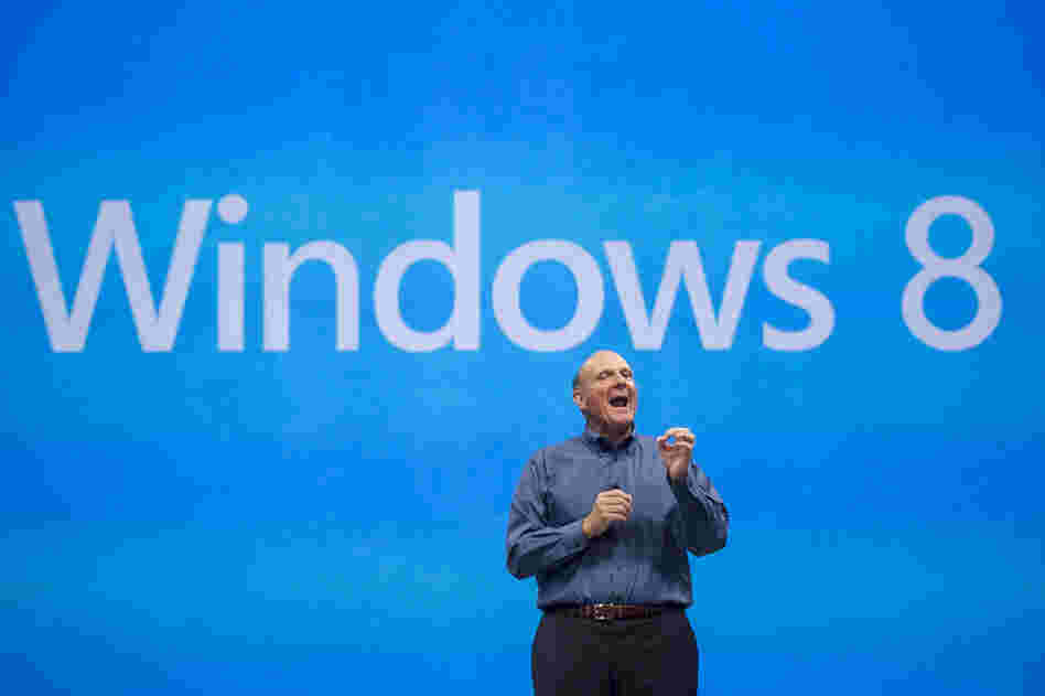 Microsoft CEO Steve Ballmer comments on the Windows 8 operating system before unveiling Surface, a tablet computer to compete with Apple's iPad.
