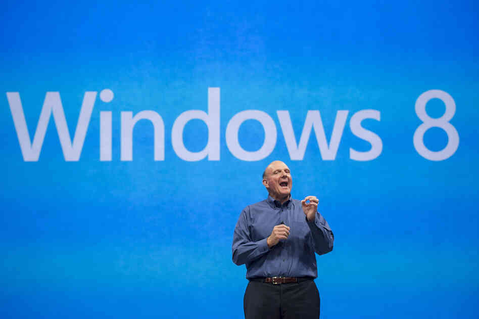Microsoft CEO Steve Ballmer comments on the Windows 8 operating system before unveiling Surface, a tablet computer to compete with Apple's iPad.