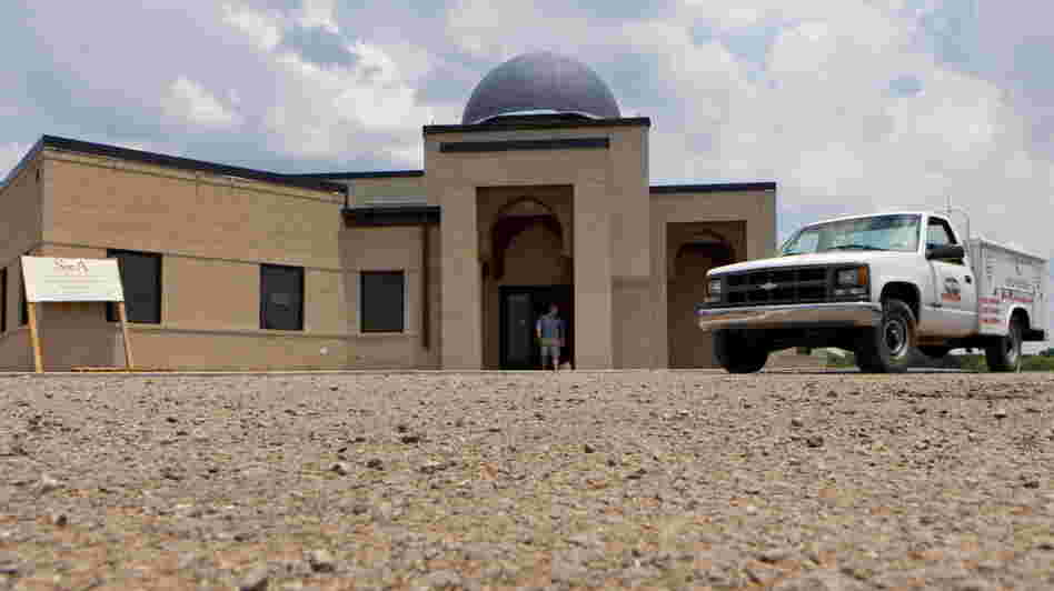 The mosque in Murfreesboro, Tenn., last month when it was still under construction.