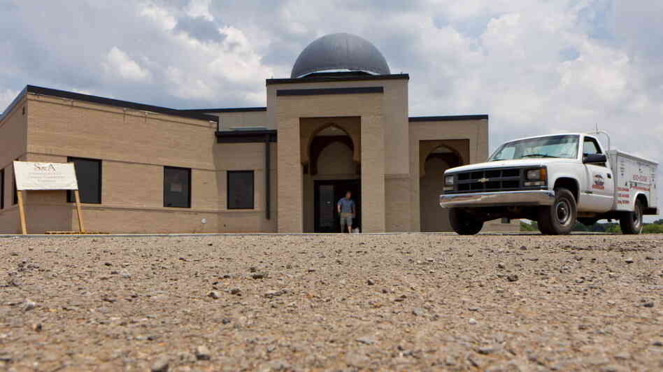 The mosque in Murfreesboro, Tenn., last month when it was still under construction.