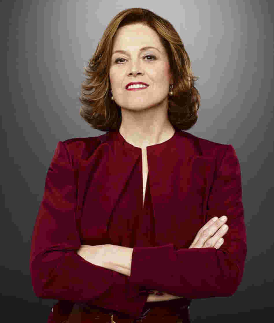 Sigourney Weaver stars as Secretary of State Elaine Barrish in the USA Network miniseries Political Animals. Sigourney Weaver stars as Secretary of State Elaine Barrish in the USA Network miniseries Political Animals.