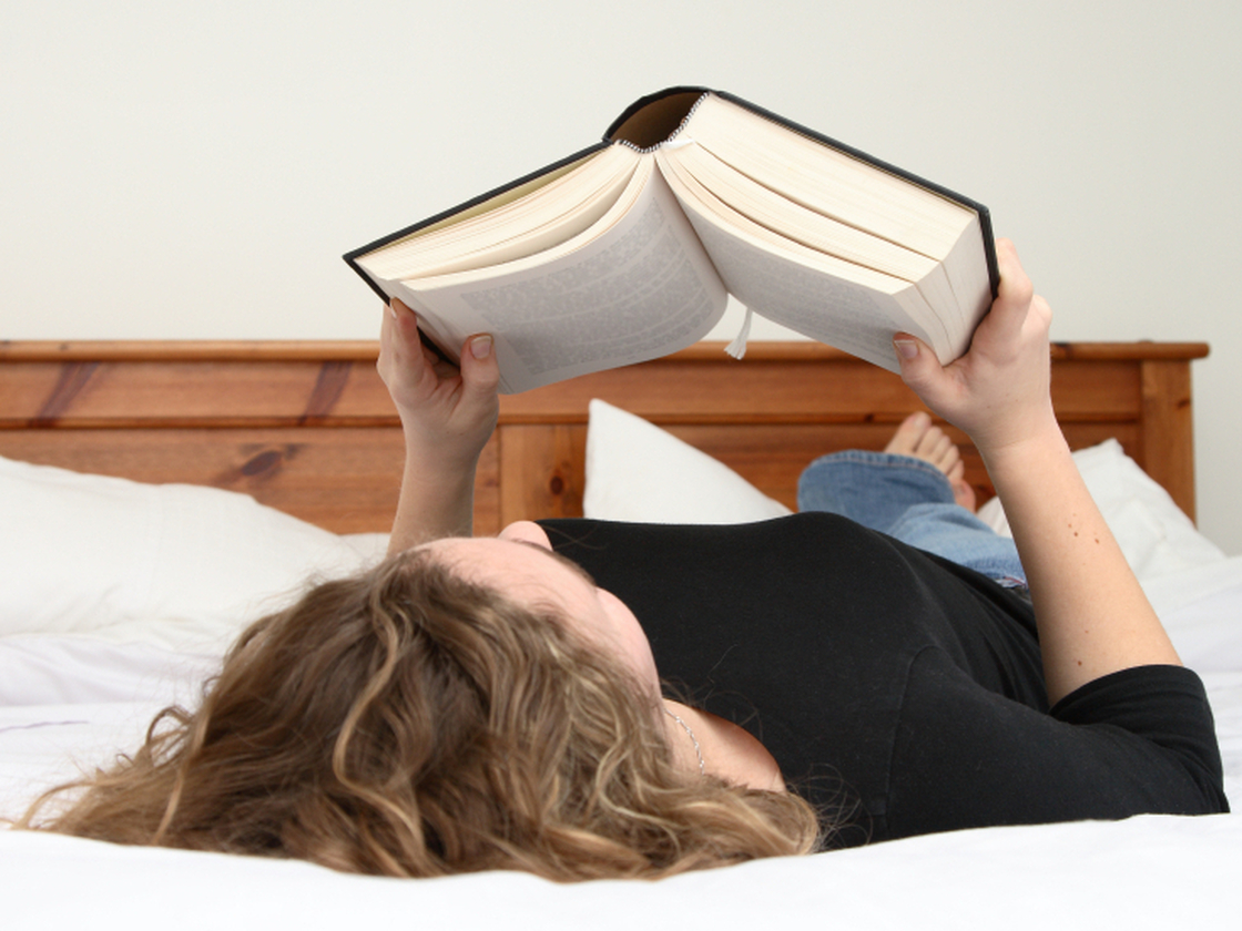 reading in bed