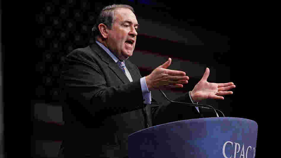 Former Arkansas Gov. Mike Huckabee delivers remarks to the Conservative Political Action Conference in February in Washington, D.C.