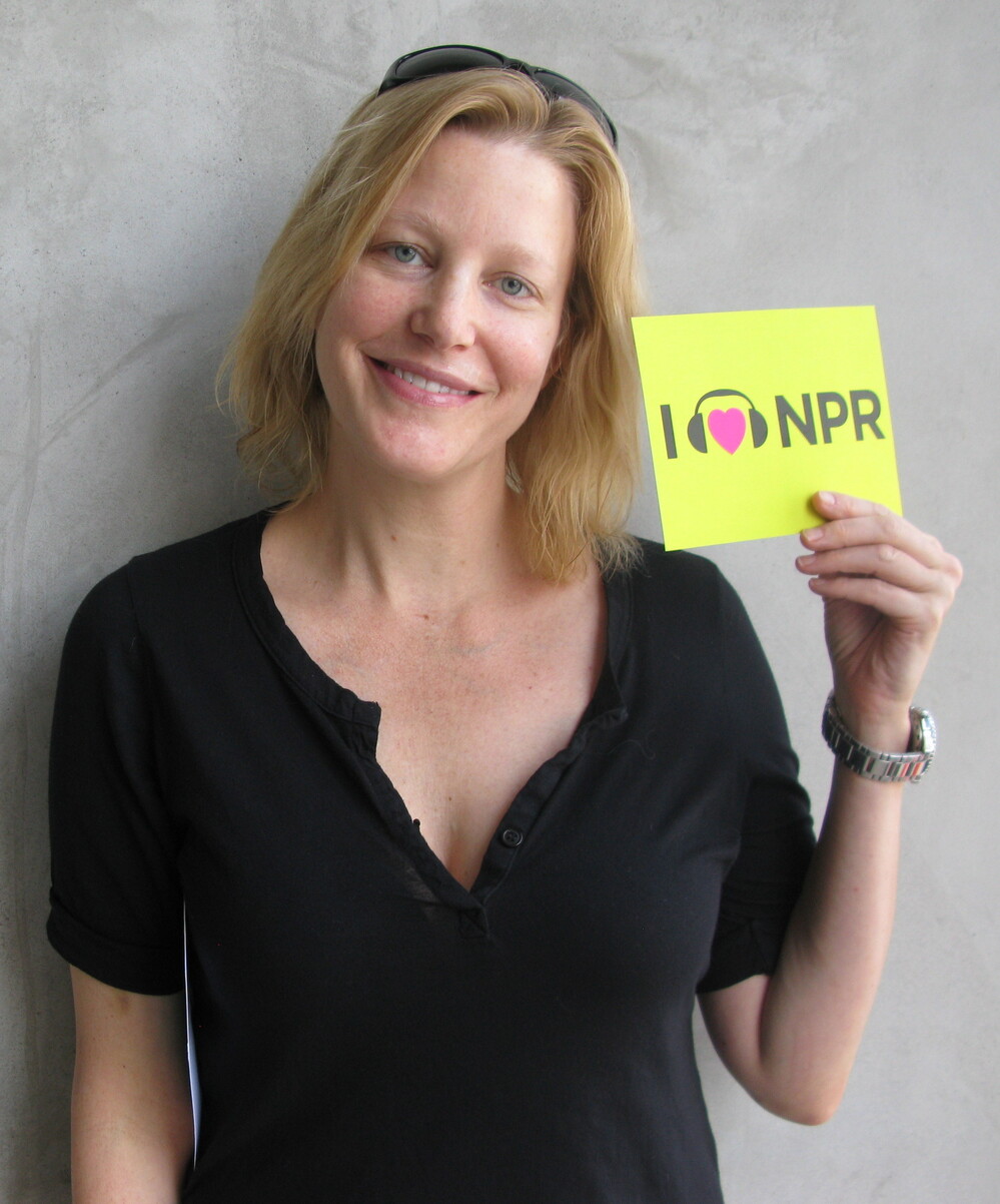 Anna Gunn at NPR West.