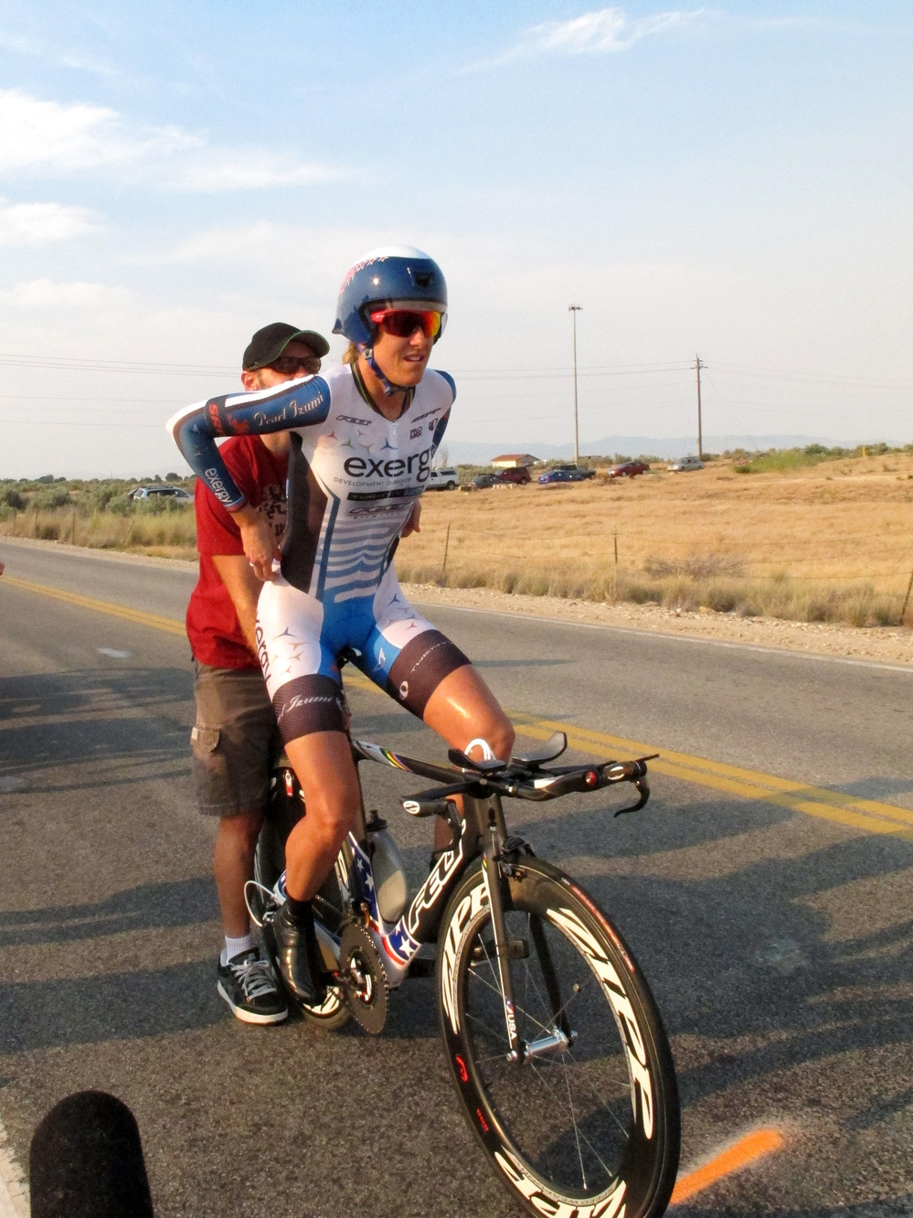 Kristin Armstrong has been reporting to this stretch of highway outside Boise, Idaho, nearly every week to train in the time trial.
