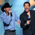Kenny Chesney (left) performs with Lionel Richie at an April 2 event called Lionel Richie and Friends in Concert in Las Vegas. Other performers at the concert included country stars Tim McGraw, Jason Aldean, The Band Perry and Rascal Flatts. Kenny Chesney (left) performs with Lionel Richie at an April 2 event called Lionel Richie and Friends in Concert in Las Vegas. Other performers at the concert included country stars Tim McGraw, Jason Aldean, The Band Perry and Rascal Flatts.