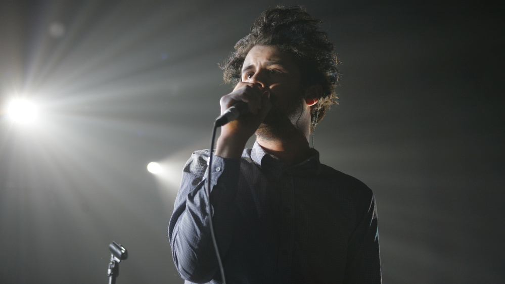 Passion Pit's Michael Angelakos performs at Terminal 5 in New York in 2010. The band's new record, Gossamer, comes out July 24.