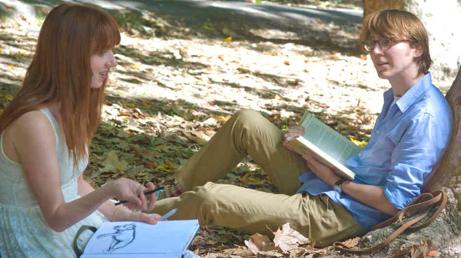 Ruby (Zoe Kazan) comes to life when Calvin (Paul Dano) begins writing her into existence on his typewriter in Ruby Sparks. Kazan also wrote the new romantic comedy from the directors of Little Miss Sunshine. Ruby (Zoe Kazan) comes to life when Calvin (Paul Dano) begins writing her into existence on his typewriter in Ruby Sparks. Kazan also wrote the new romantic comedy from the directors of Little Miss Sunshine.